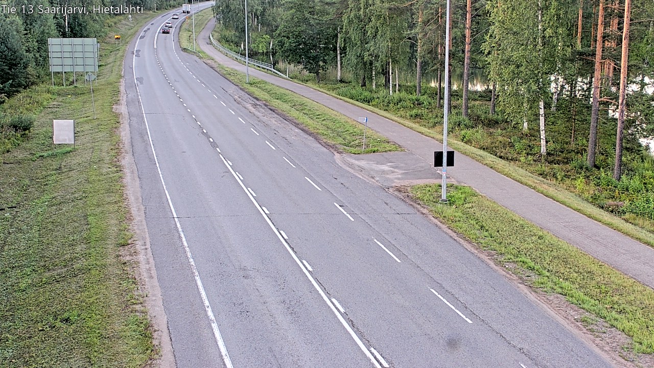 Weather Camera Image Road 13 Saarijärvi, Saarijärvi, Keski-Suomi