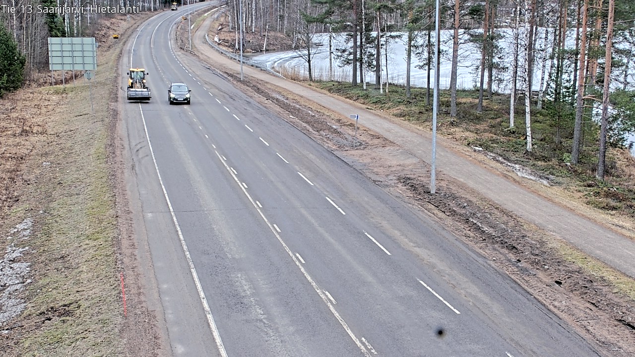 Weather Camera Image Väg 13 Saarijärvi, Saarijärvi, Keski-Suomi