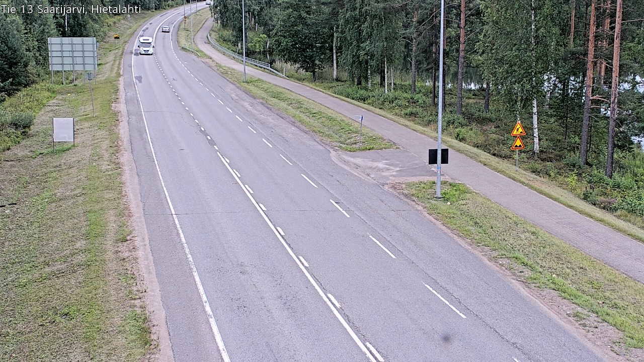 Weather Camera Image Road 13 Saarijärvi, Saarijärvi, Keski-Suomi