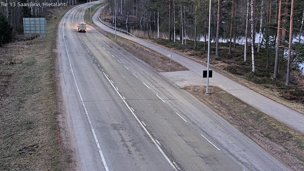 Weather Camera Image Väg 13 Saarijärvi, Saarijärvi, Keski-Suomi