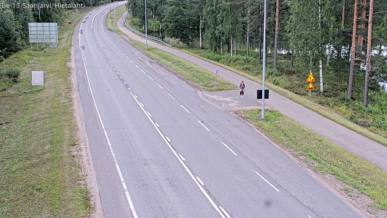 Weather Camera Image Road 13 Saarijärvi, Saarijärvi, Keski-Suomi