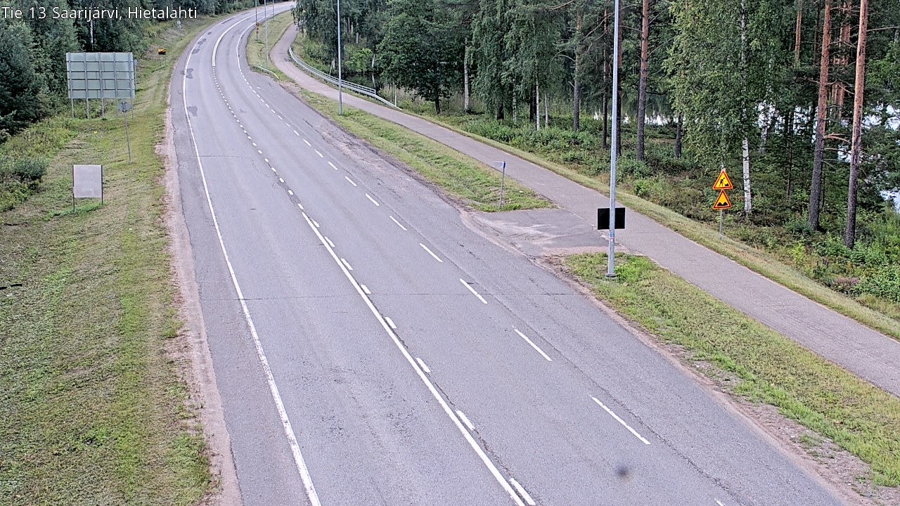 Weather Camera Image Road 13 Saarijärvi, Saarijärvi, Keski-Suomi