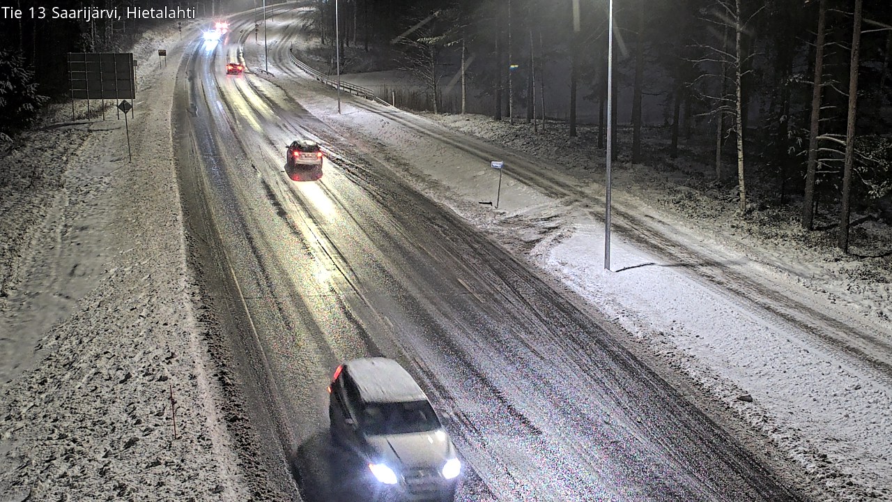 Weather Camera Image Väg 13 Saarijärvi, Saarijärvi, Keski-Suomi