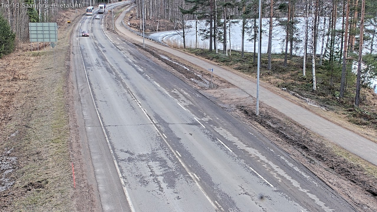 Weather Camera Image Väg 13 Saarijärvi, Saarijärvi, Keski-Suomi