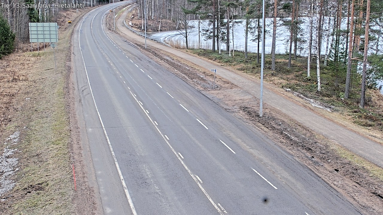 Weather Camera Image Väg 13 Saarijärvi, Saarijärvi, Keski-Suomi