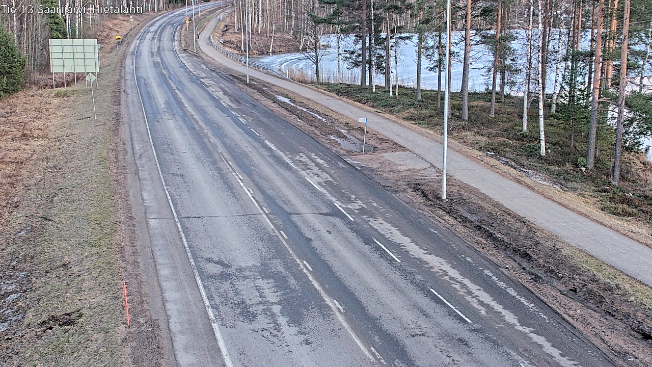 Weather Camera Image Road 13 Saarijärvi, Saarijärvi, Keski-Suomi