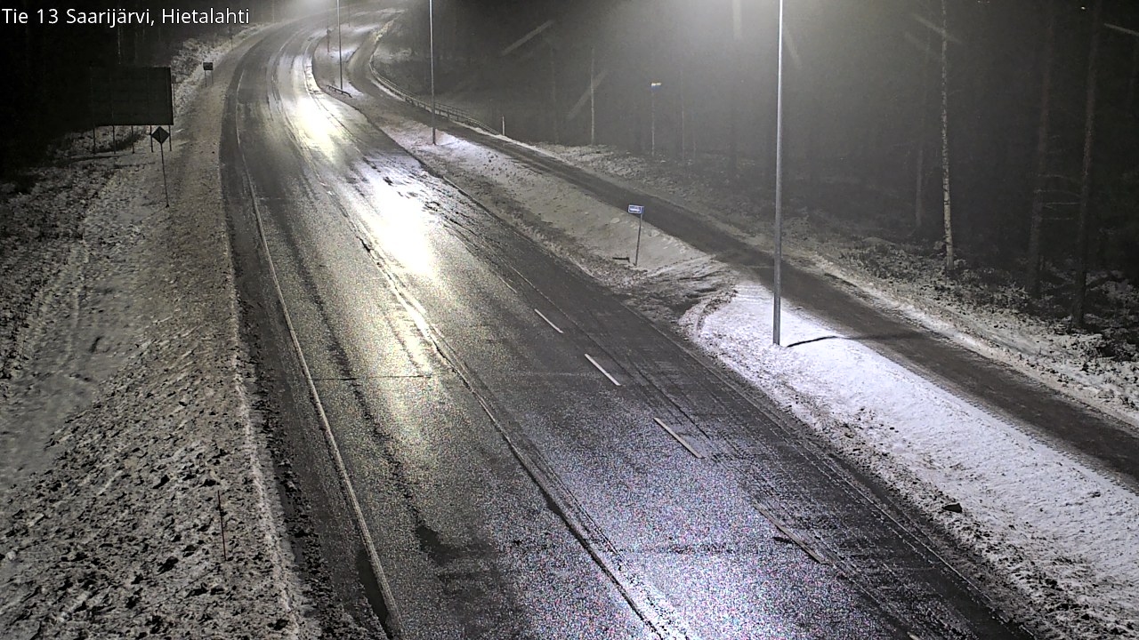 Weather Camera Image Väg 13 Saarijärvi, Saarijärvi, Keski-Suomi