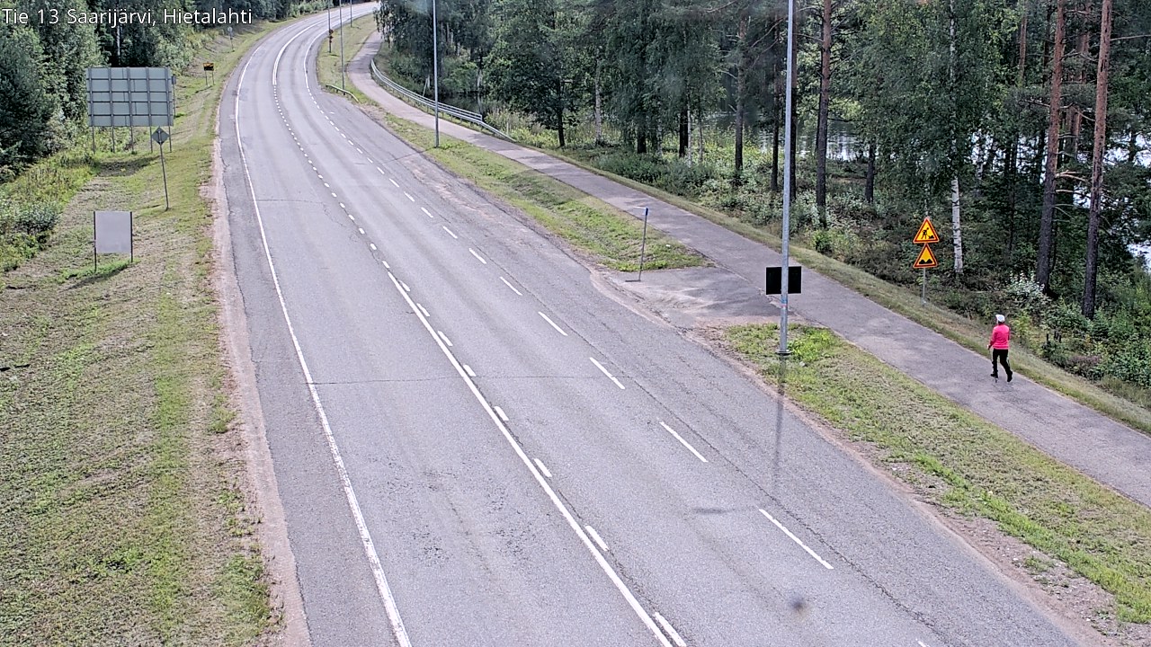 Weather Camera Image Road 13 Saarijärvi, Saarijärvi, Keski-Suomi