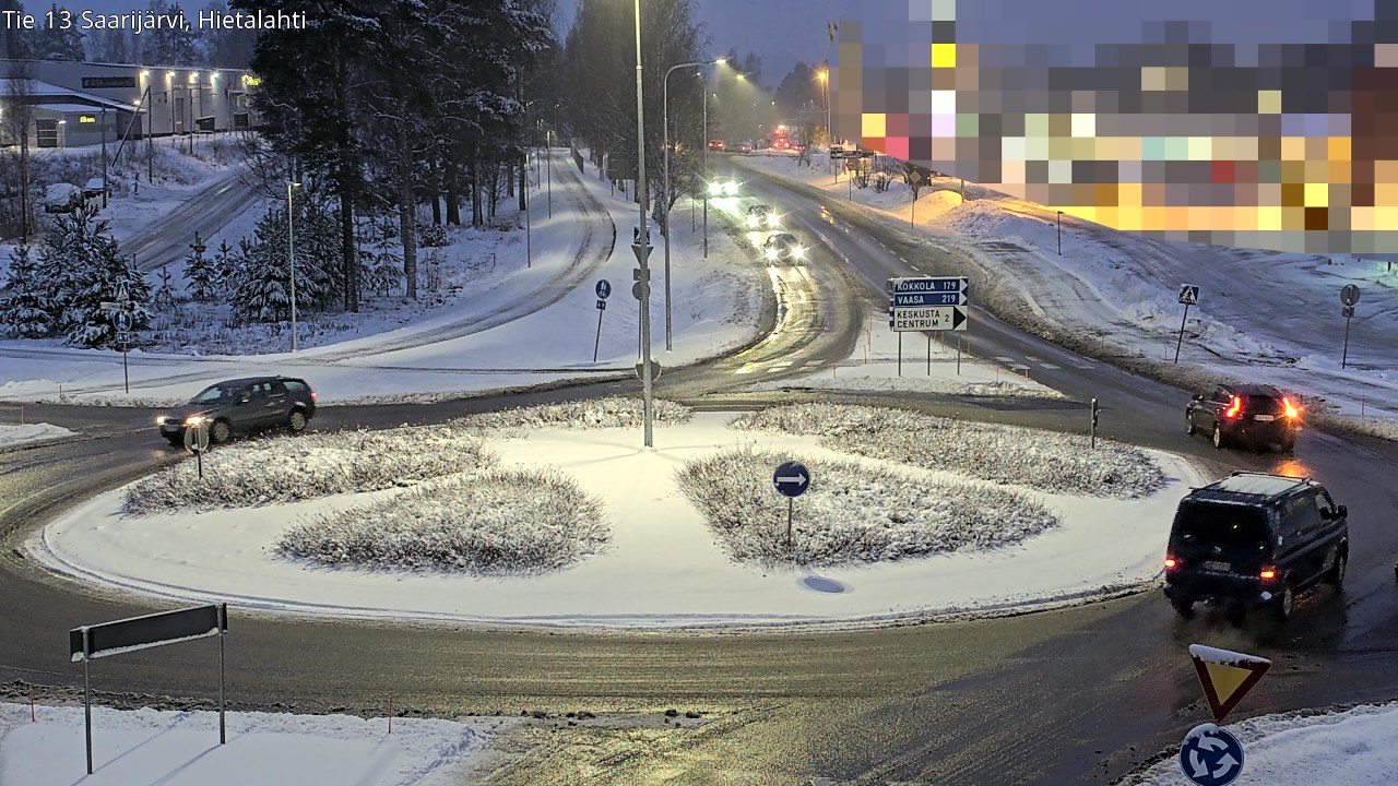 Weather Camera Image Väg 13 Saarijärvi, Saarijärvi, Keski-Suomi