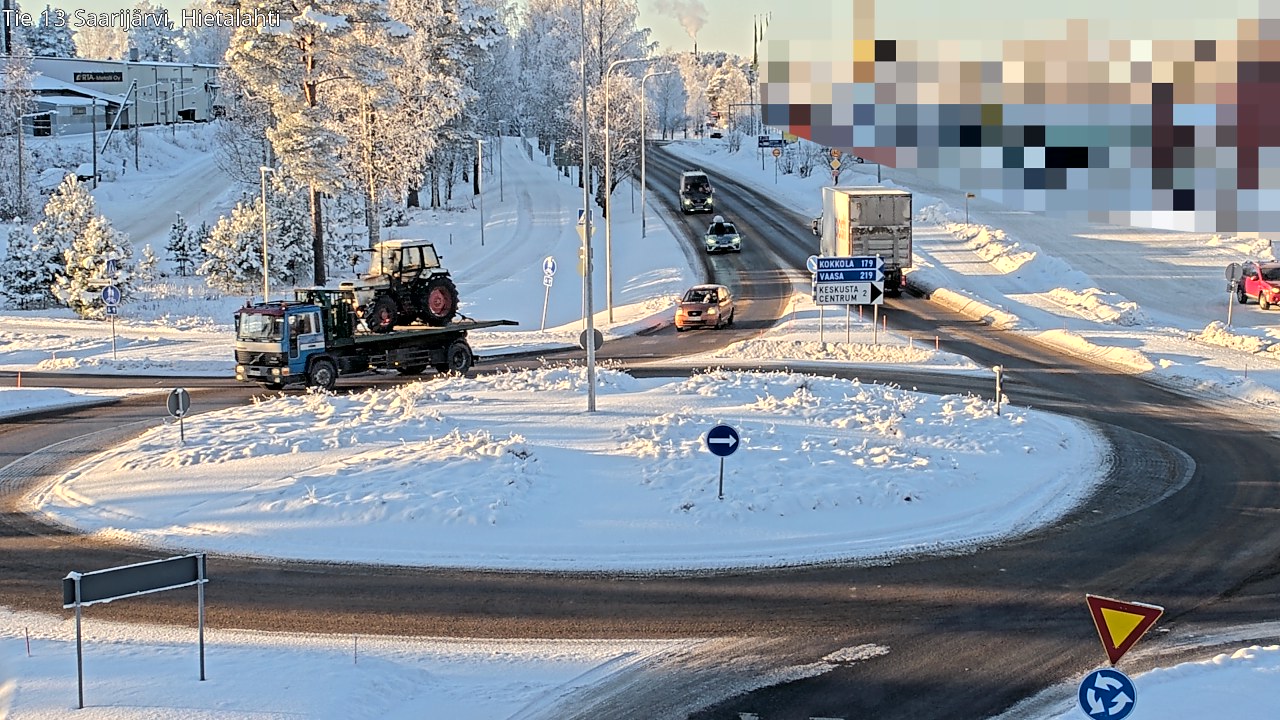 Weather Camera Image Road 13 Saarijärvi, Saarijärvi, Keski-Suomi