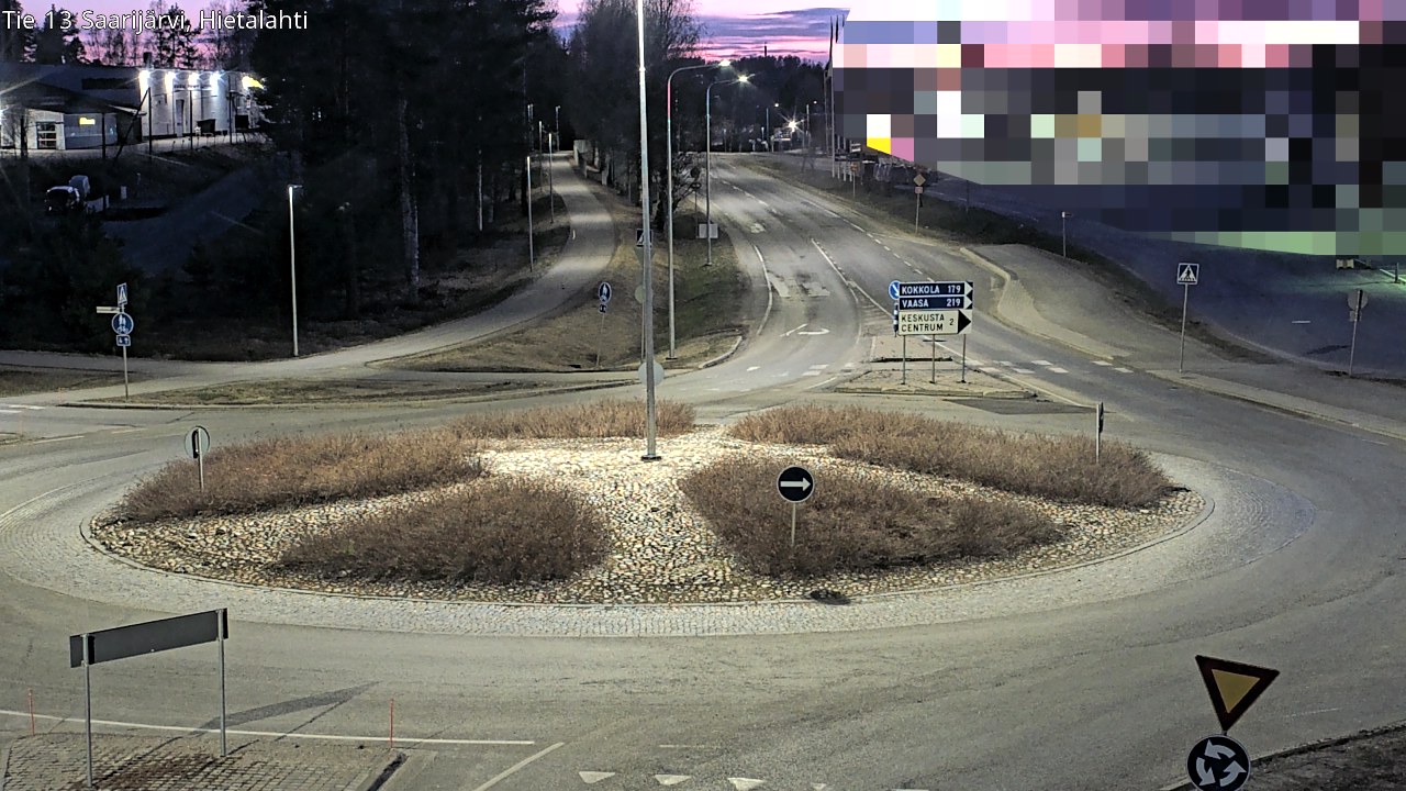 Weather Camera Image Road 13 Saarijärvi, Saarijärvi, Keski-Suomi