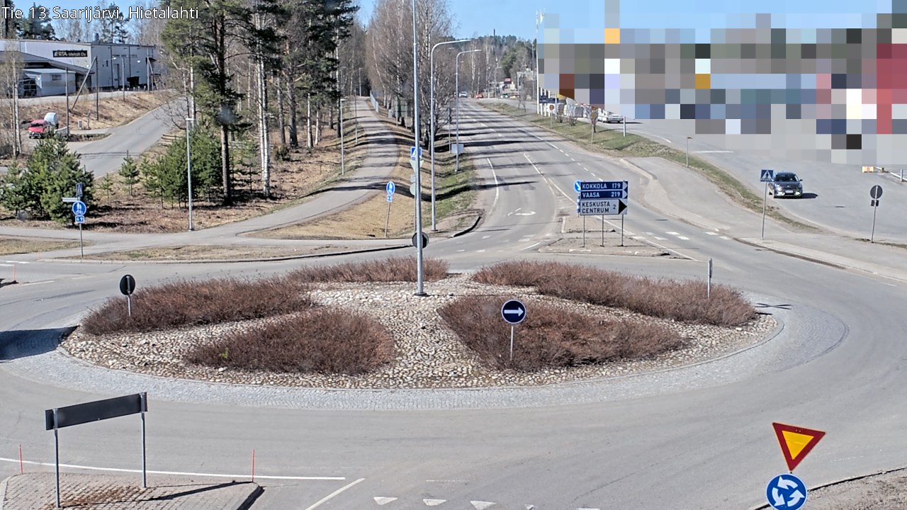 Weather Camera Image Road 13 Saarijärvi, Saarijärvi, Keski-Suomi