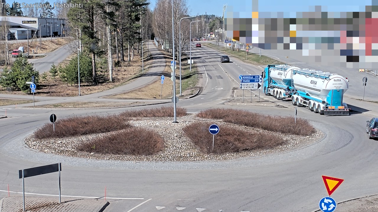 Weather Camera Image Road 13 Saarijärvi, Saarijärvi, Keski-Suomi