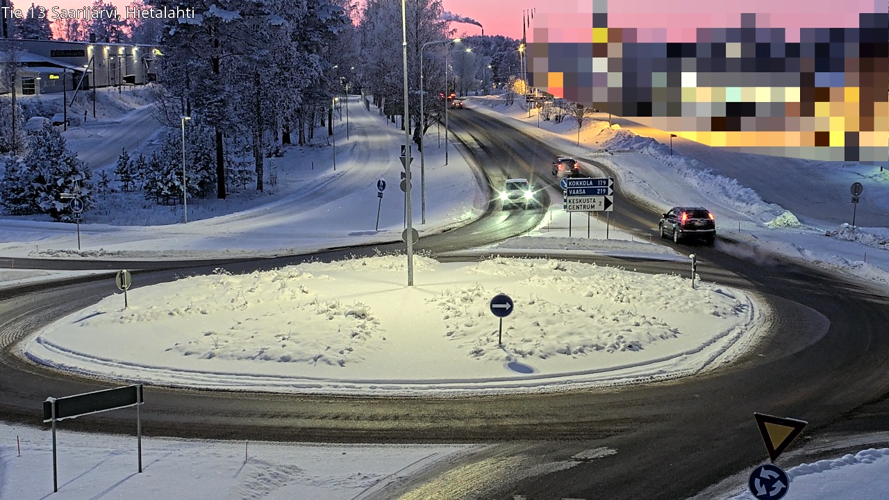 Weather Camera Image Väg 13 Saarijärvi, Saarijärvi, Keski-Suomi