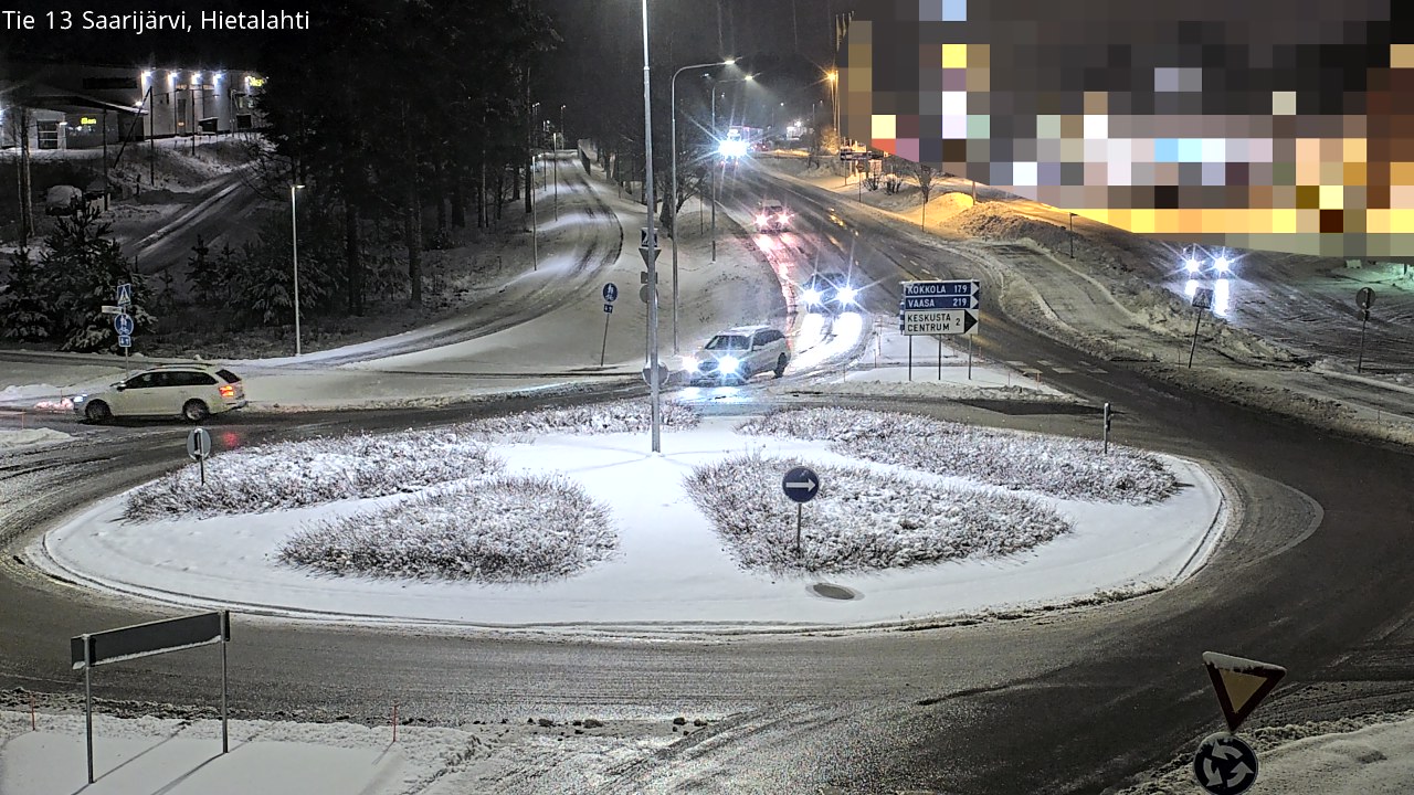 Weather Camera Image Väg 13 Saarijärvi, Saarijärvi, Keski-Suomi