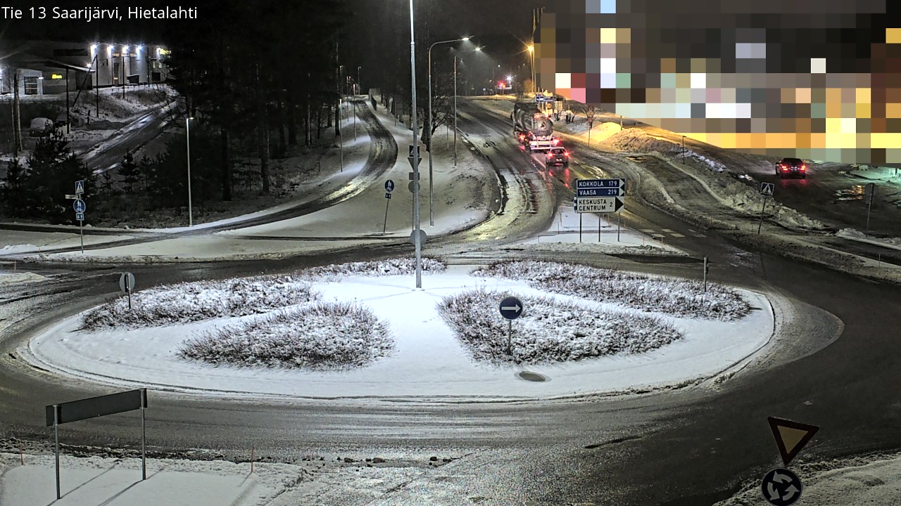 Weather Camera Image Väg 13 Saarijärvi, Saarijärvi, Keski-Suomi