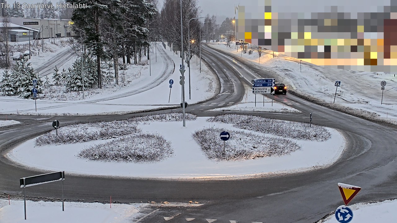 Weather Camera Image Väg 13 Saarijärvi, Saarijärvi, Keski-Suomi