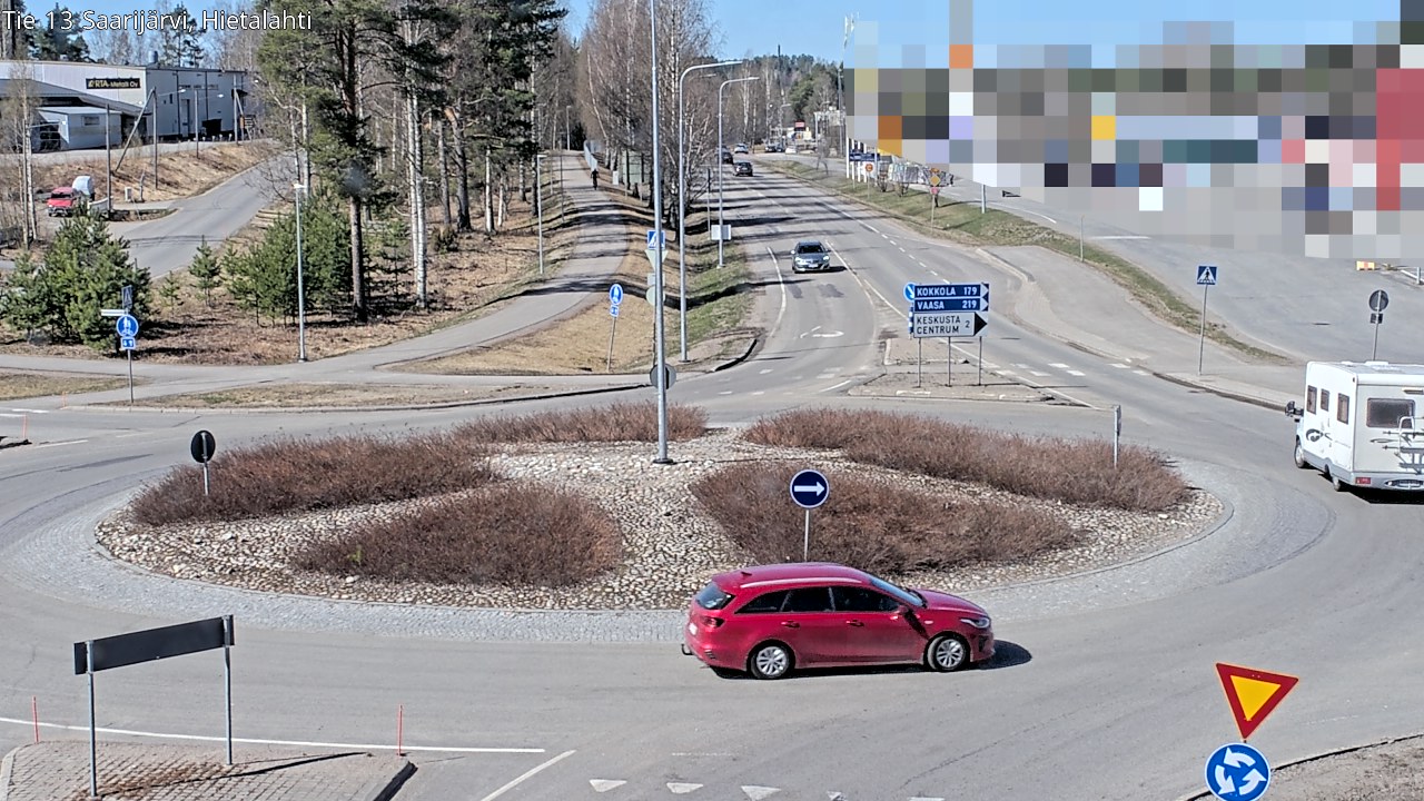 Weather Camera Image Road 13 Saarijärvi, Saarijärvi, Keski-Suomi