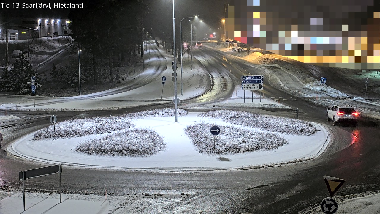 Weather Camera Image Väg 13 Saarijärvi, Saarijärvi, Keski-Suomi