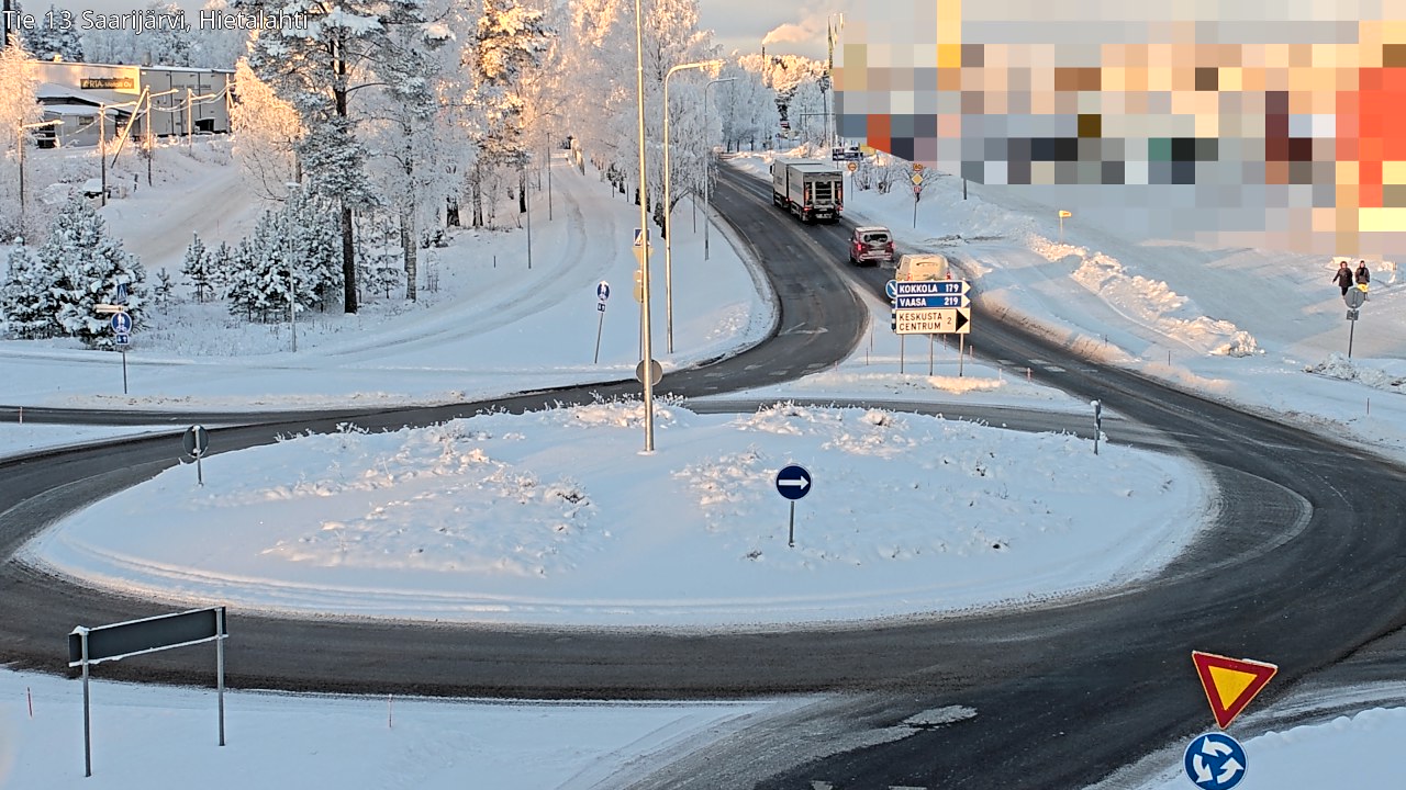Weather Camera Image Road 13 Saarijärvi, Saarijärvi, Keski-Suomi