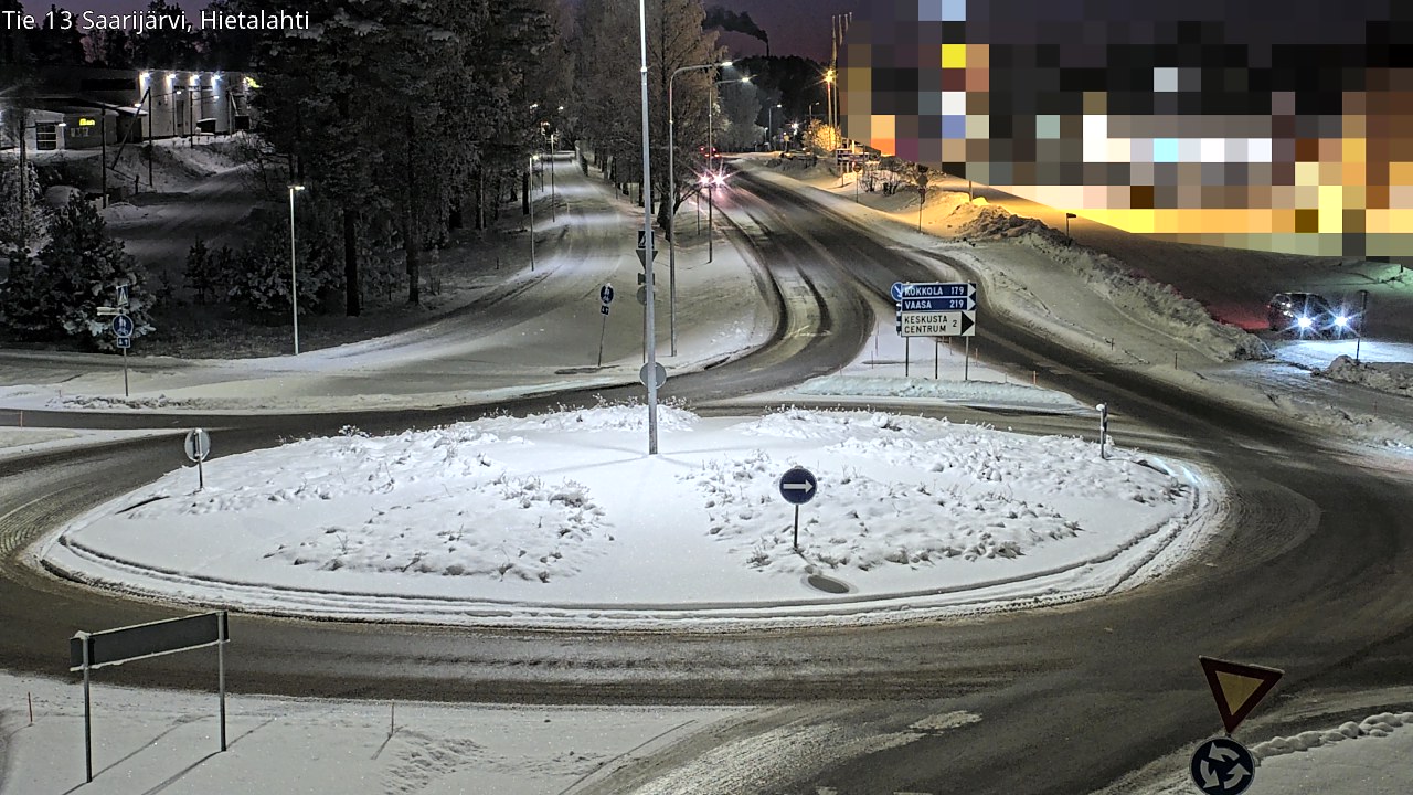 Weather Camera Image Väg 13 Saarijärvi, Saarijärvi, Keski-Suomi