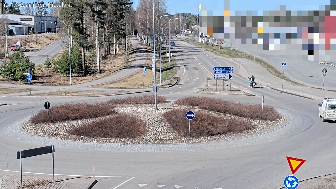 Weather Camera Image Road 13 Saarijärvi, Saarijärvi, Keski-Suomi