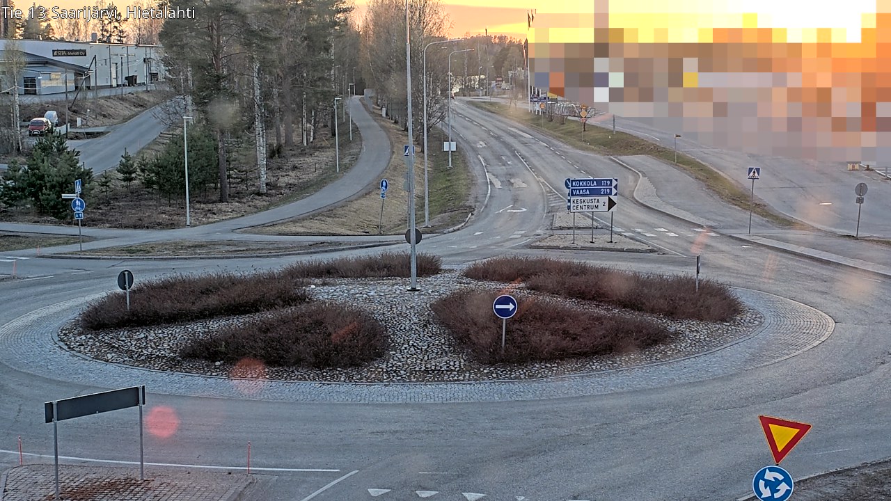 Weather Camera Image Road 13 Saarijärvi, Saarijärvi, Keski-Suomi