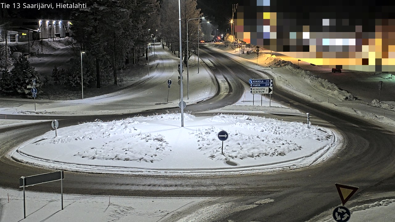 Weather Camera Image Väg 13 Saarijärvi, Saarijärvi, Keski-Suomi