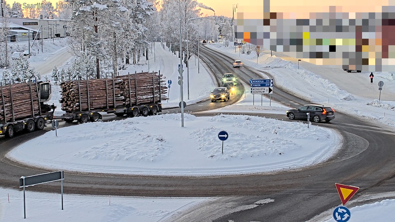 Weather Camera Image Road 13 Saarijärvi, Saarijärvi, Keski-Suomi