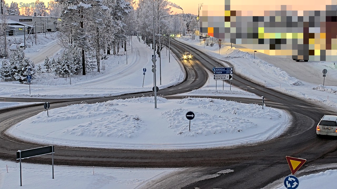 Weather Camera Image Road 13 Saarijärvi, Saarijärvi, Keski-Suomi