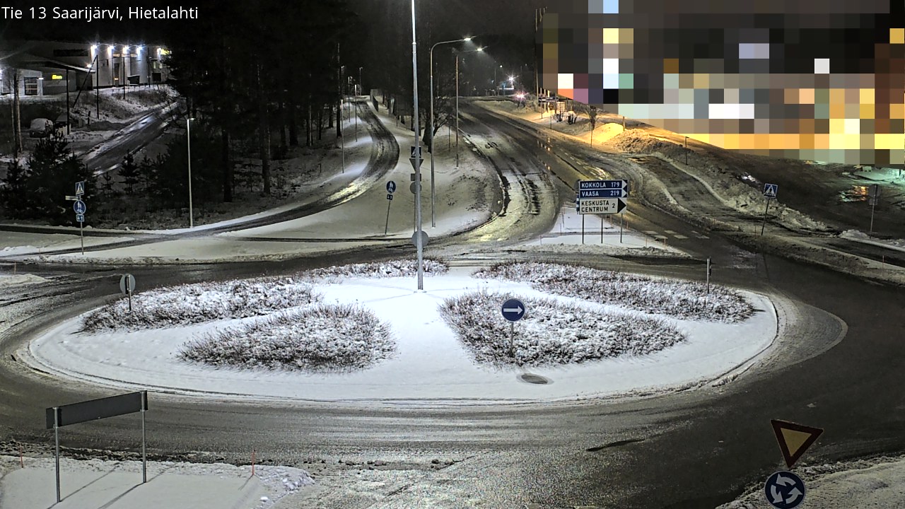 Weather Camera Image Väg 13 Saarijärvi, Saarijärvi, Keski-Suomi