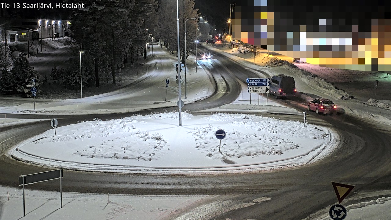 Weather Camera Image Väg 13 Saarijärvi, Saarijärvi, Keski-Suomi