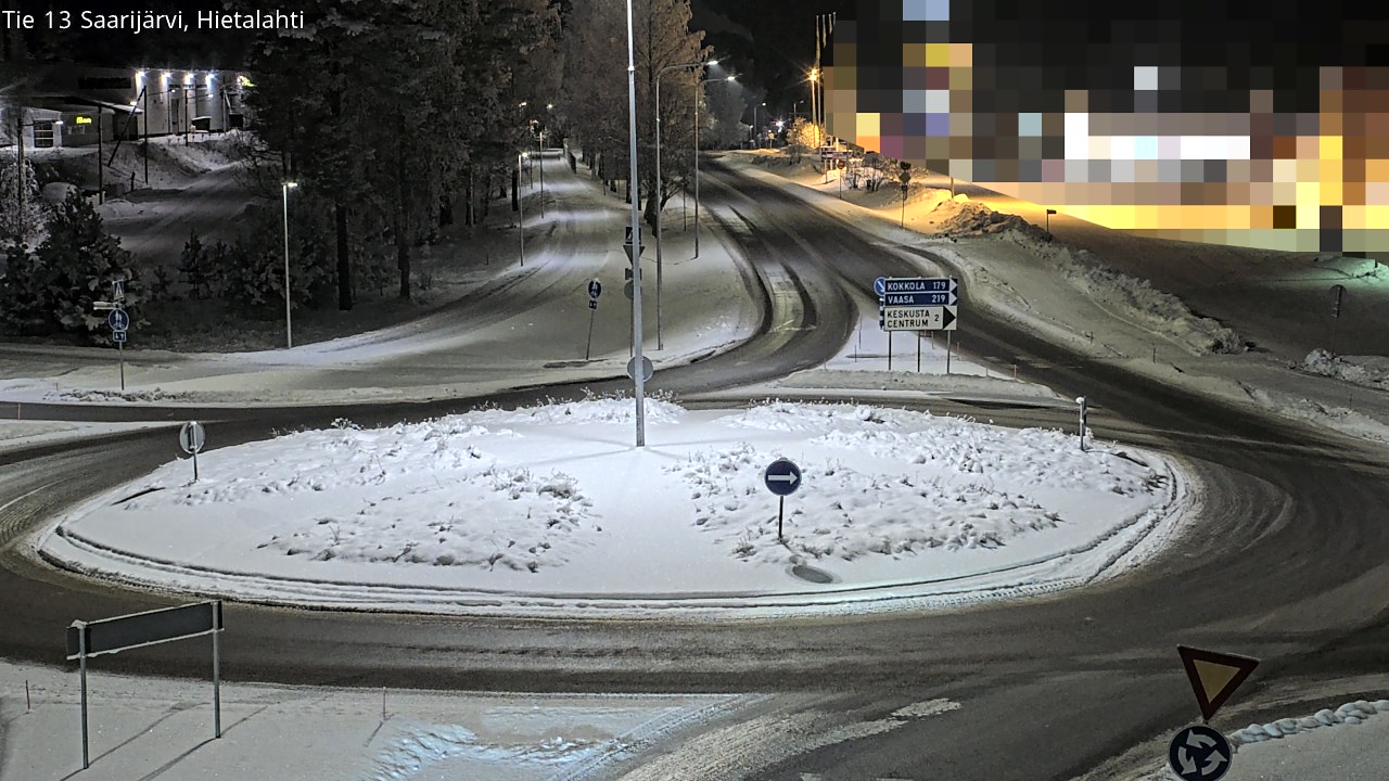 Weather Camera Image Väg 13 Saarijärvi, Saarijärvi, Keski-Suomi
