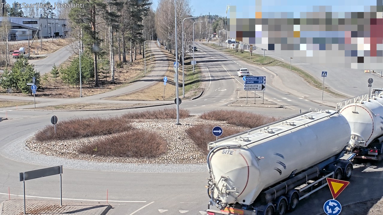 Weather Camera Image Road 13 Saarijärvi, Saarijärvi, Keski-Suomi