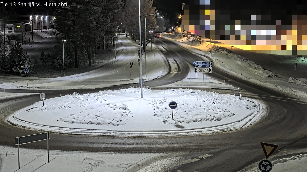 Weather Camera Image Väg 13 Saarijärvi, Saarijärvi, Keski-Suomi