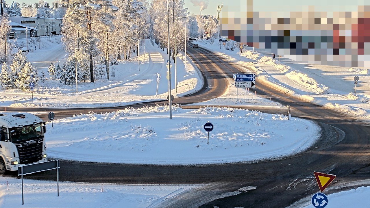 Weather Camera Image Road 13 Saarijärvi, Saarijärvi, Keski-Suomi