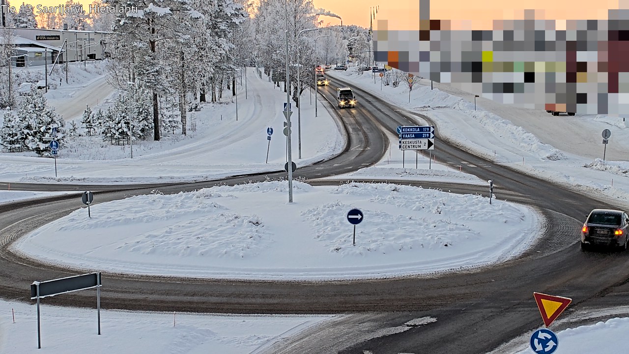 Weather Camera Image Road 13 Saarijärvi, Saarijärvi, Keski-Suomi