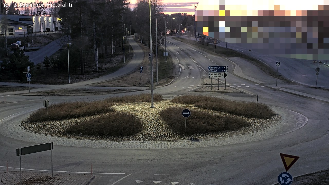 Weather Camera Image Road 13 Saarijärvi, Saarijärvi, Keski-Suomi