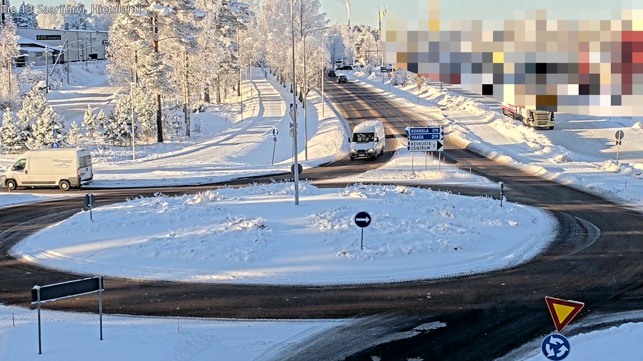 Weather Camera Image Road 13 Saarijärvi, Saarijärvi, Keski-Suomi