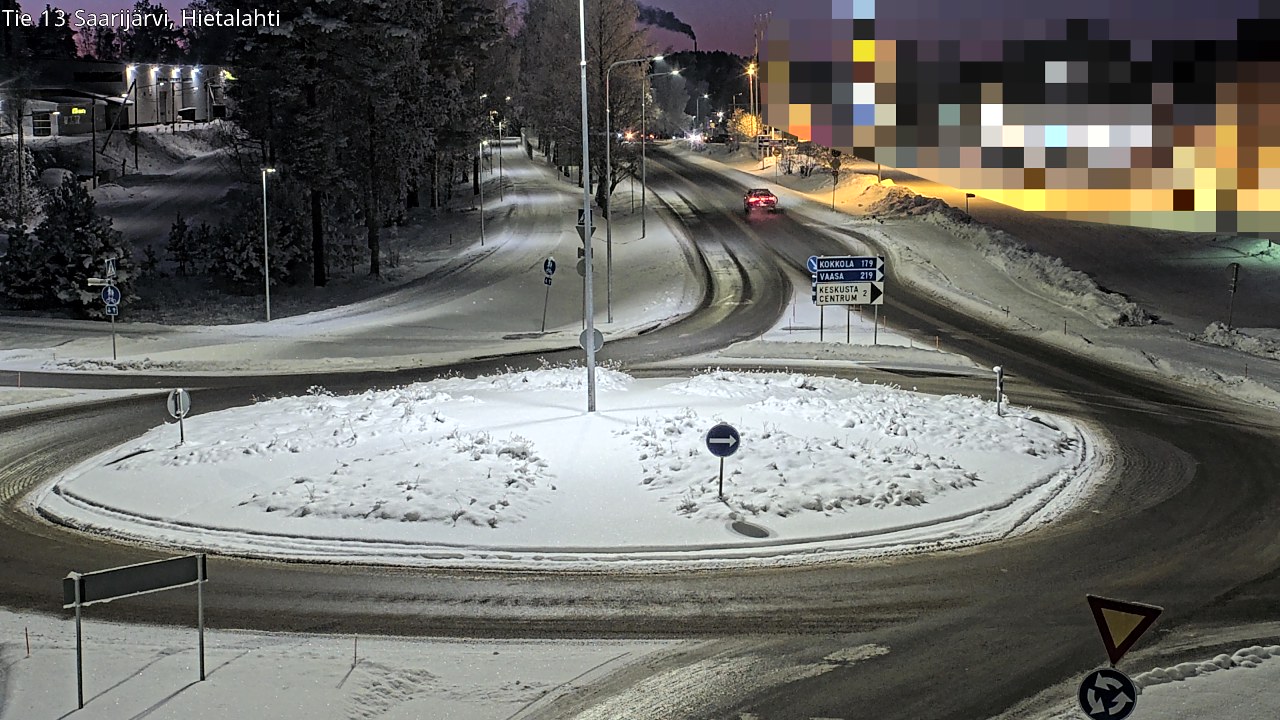 Weather Camera Image Väg 13 Saarijärvi, Saarijärvi, Keski-Suomi