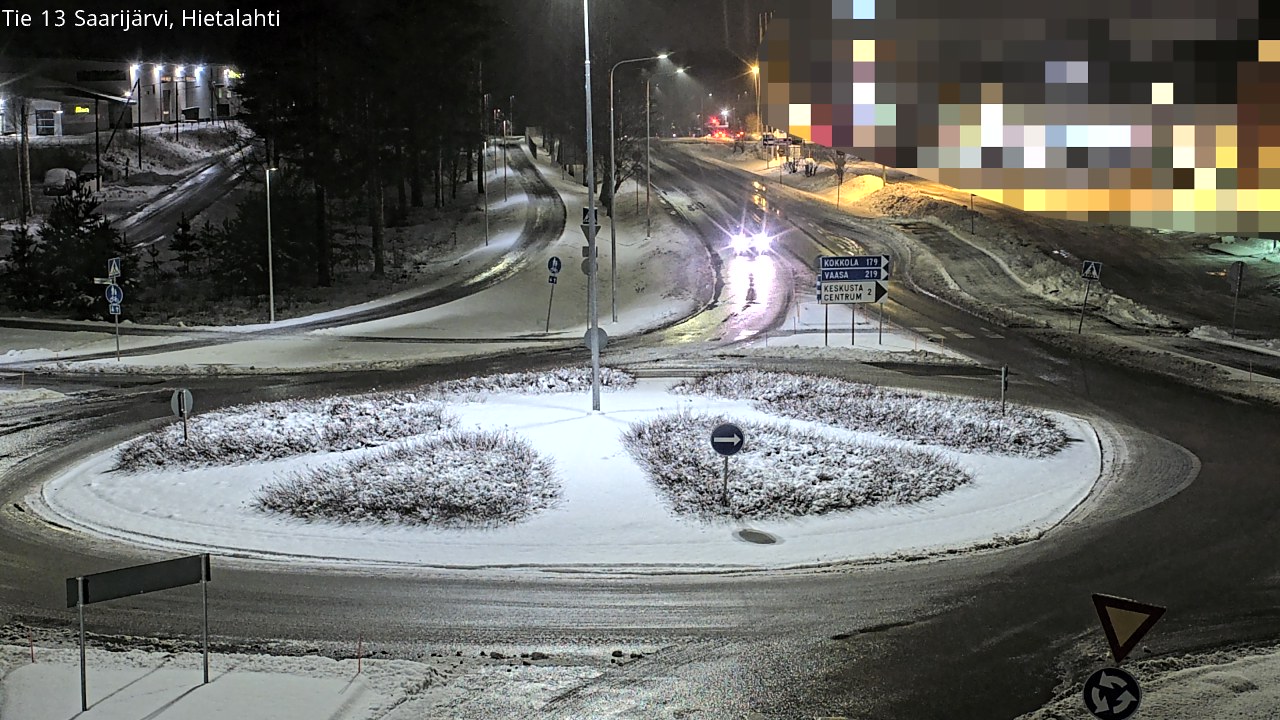 Weather Camera Image Väg 13 Saarijärvi, Saarijärvi, Keski-Suomi