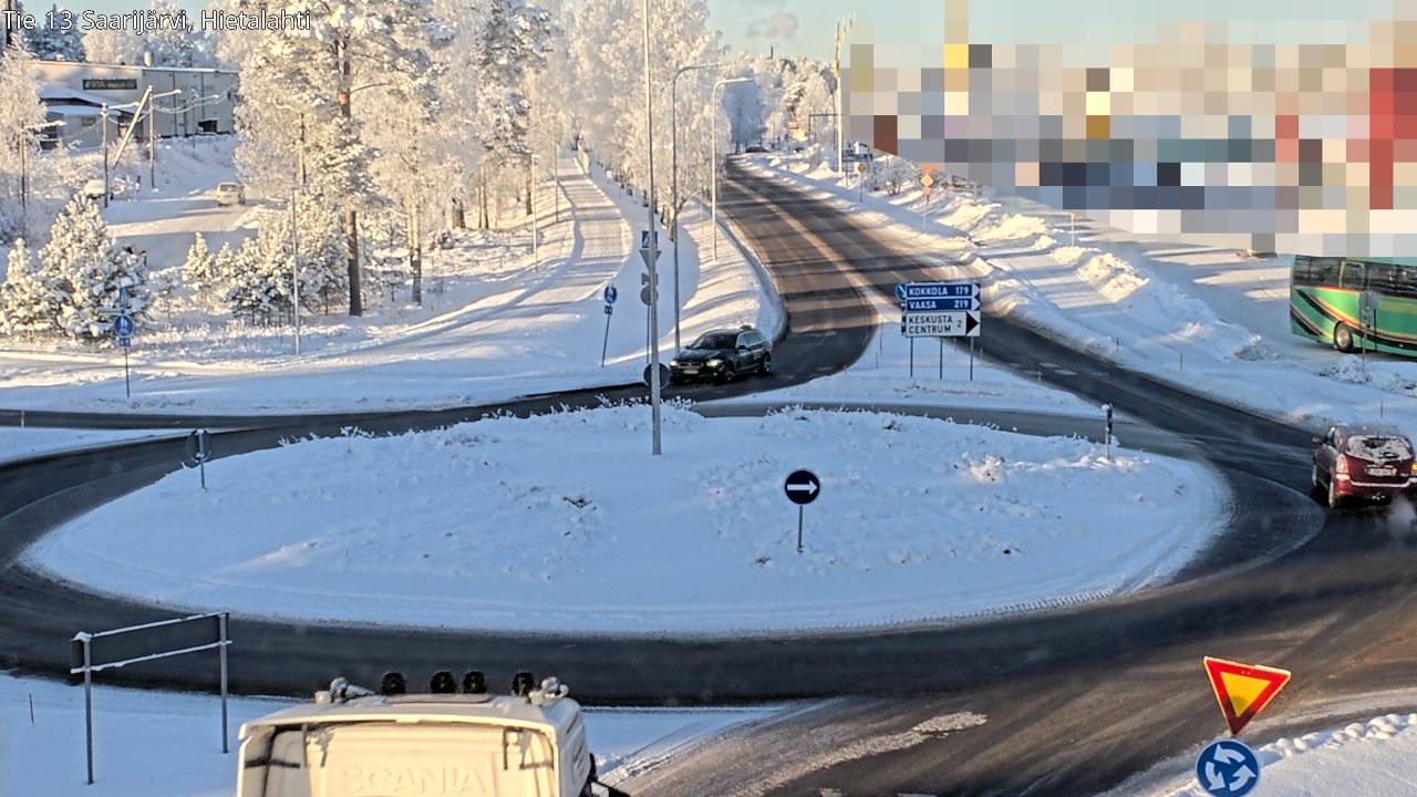 Weather Camera Image Road 13 Saarijärvi, Saarijärvi, Keski-Suomi
