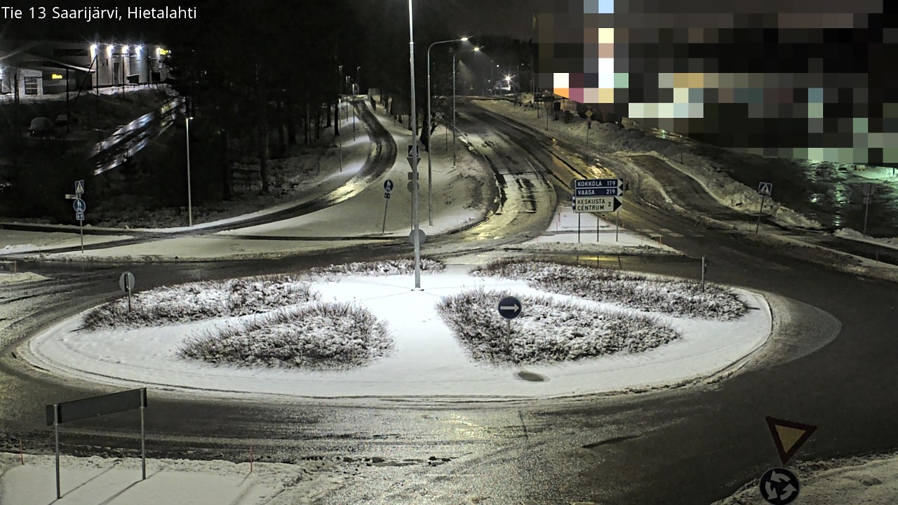 Weather Camera Image Väg 13 Saarijärvi, Saarijärvi, Keski-Suomi