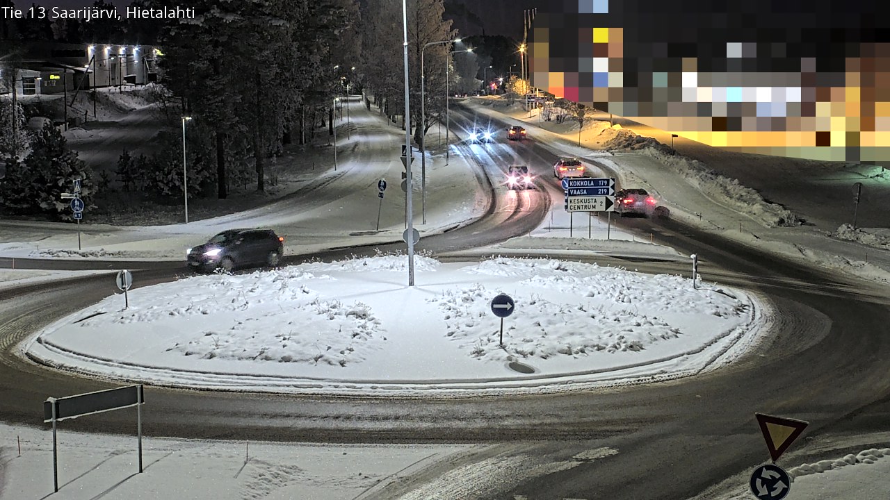 Weather Camera Image Väg 13 Saarijärvi, Saarijärvi, Keski-Suomi