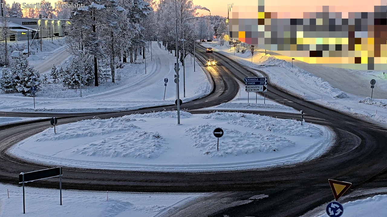 Weather Camera Image Väg 13 Saarijärvi, Saarijärvi, Keski-Suomi