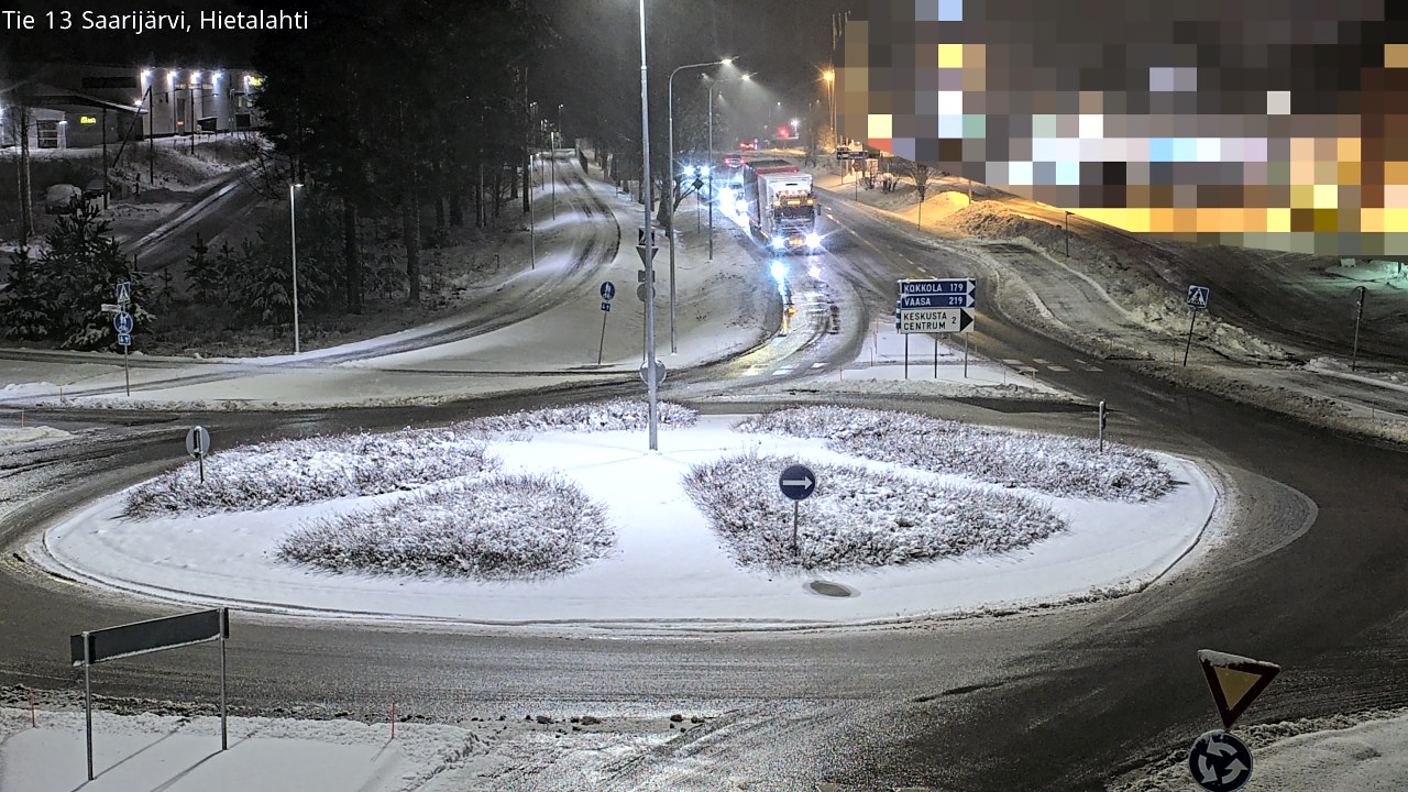Weather Camera Image Väg 13 Saarijärvi, Saarijärvi, Keski-Suomi