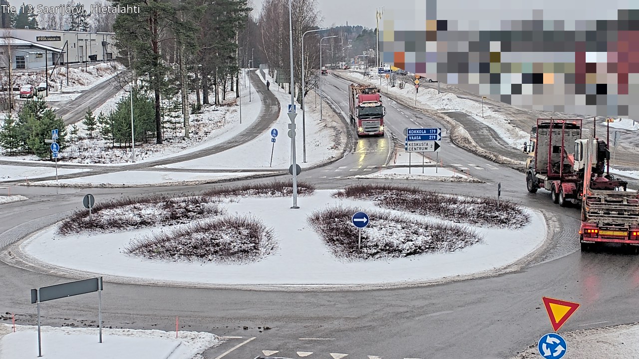 Weather Camera Image Väg 13 Saarijärvi, Saarijärvi, Keski-Suomi