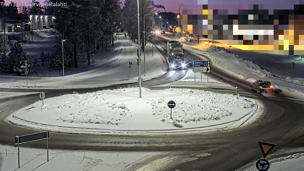 Weather Camera Image Väg 13 Saarijärvi, Saarijärvi, Keski-Suomi