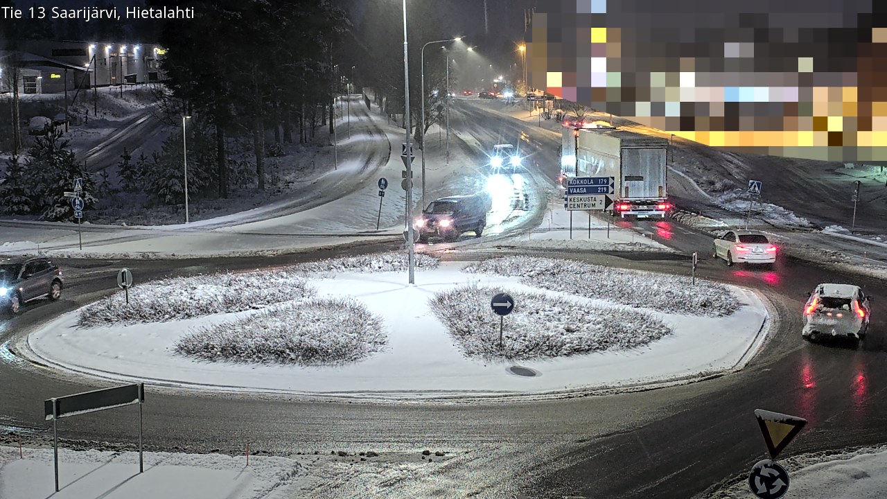 Weather Camera Image Väg 13 Saarijärvi, Saarijärvi, Keski-Suomi