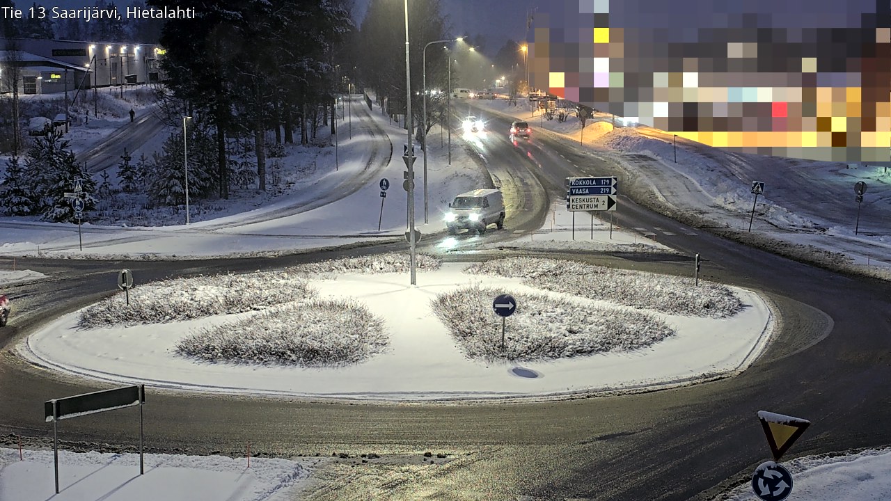 Weather Camera Image Väg 13 Saarijärvi, Saarijärvi, Keski-Suomi